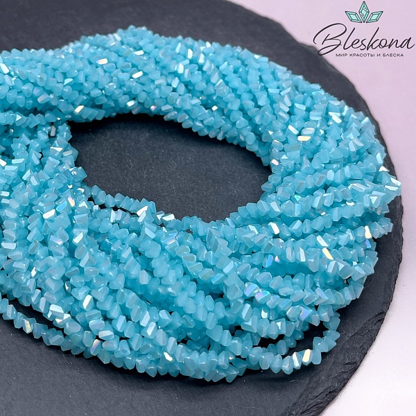 Чешское стекло №118 4,5 мм треугольник