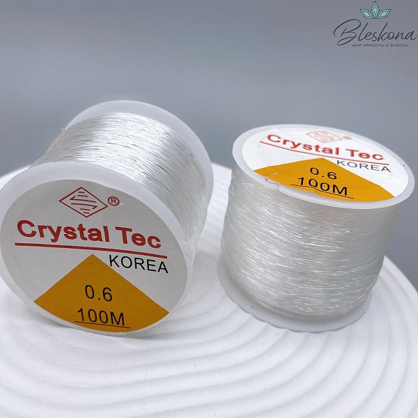 Резинка Crystal Tec 0,6 мм Большая катушка