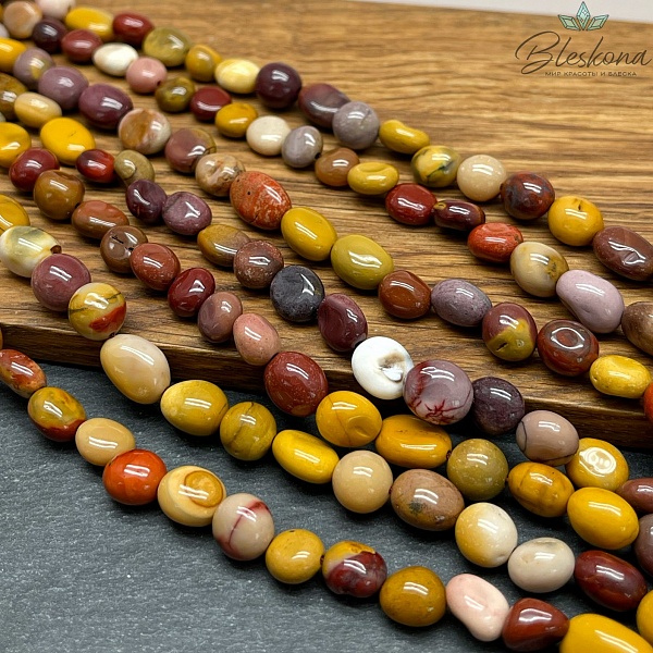 Яшма Мукаит галтовка 9-11 мм