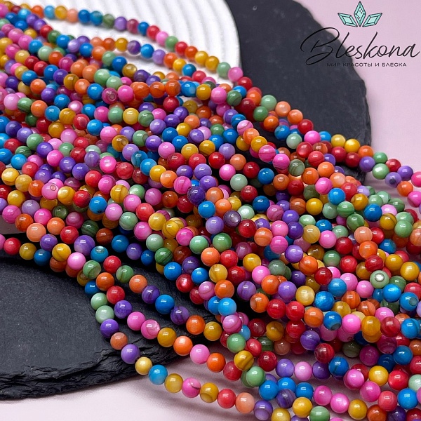 Перламутр микс 4 мм