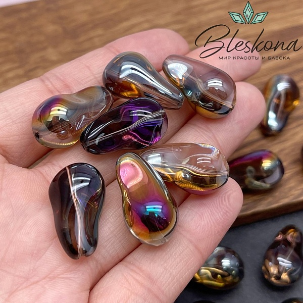 22*13 мм, Стекло Жемчужина Барокко Цвет №18