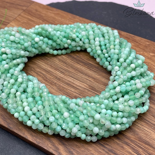 Нефрит Австралийский алмазная огранка 3,5 мм