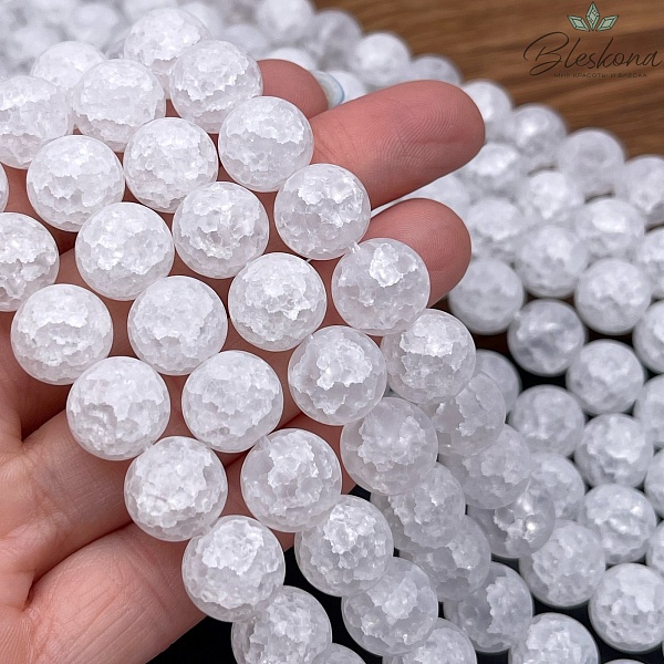 Кварц снежный белый (матовый, имитация) 10 мм  
