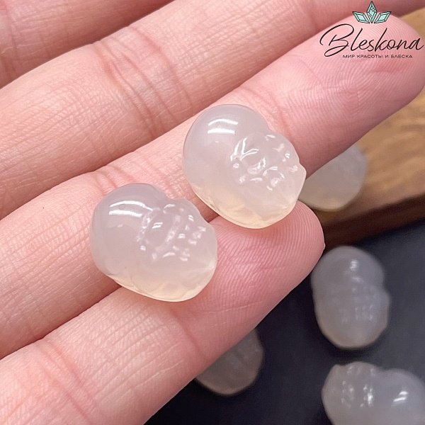 16*11 мм Резная бусина Пи Яо Халцедон