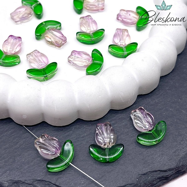 15*13 мм Бусина тюльпан №1