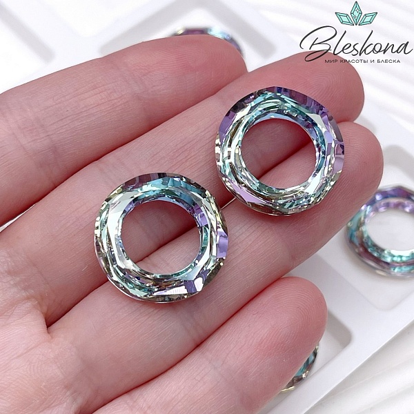 4139 Cosmic Ring 20 мм Crystal Vitrail Light Unfoiled