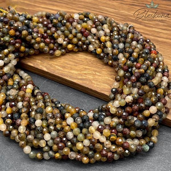 Петерсит алмазная огранка №1 4 мм