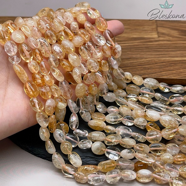 Цитрин Галтовка №1 10-14 мм