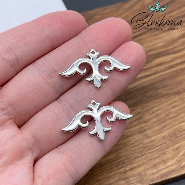 17*29,5 мм Цвет серебро, Подвеска Этно №2