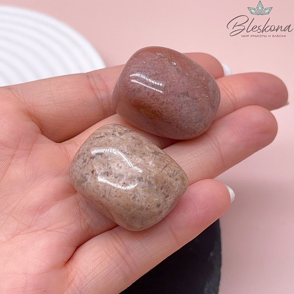 Халцедон Сакура галтовка 25-32 мм