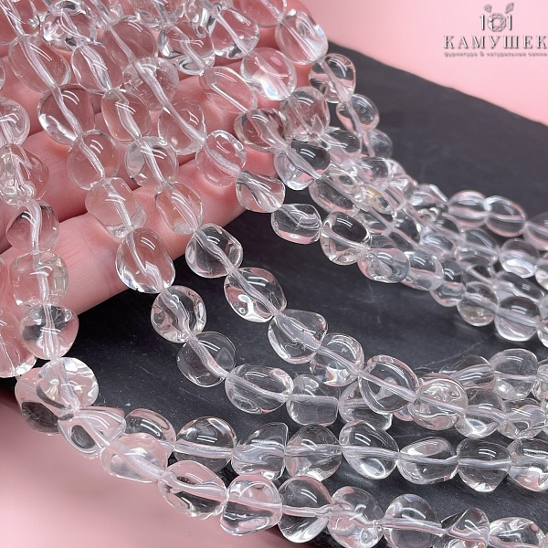 Горный хрусталь галтовка 8-10 мм