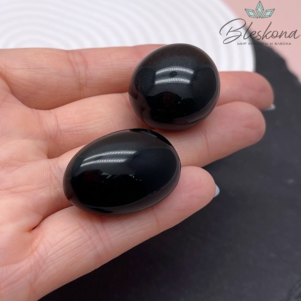 Обсидиан радужный галтовка 21-26 мм