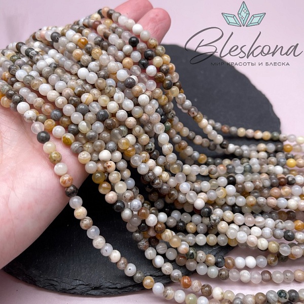 Агат бамбуковый 4,5 мм