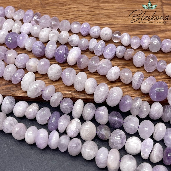 Аметист лавандовый галтовка (7-9)*(10-13) мм