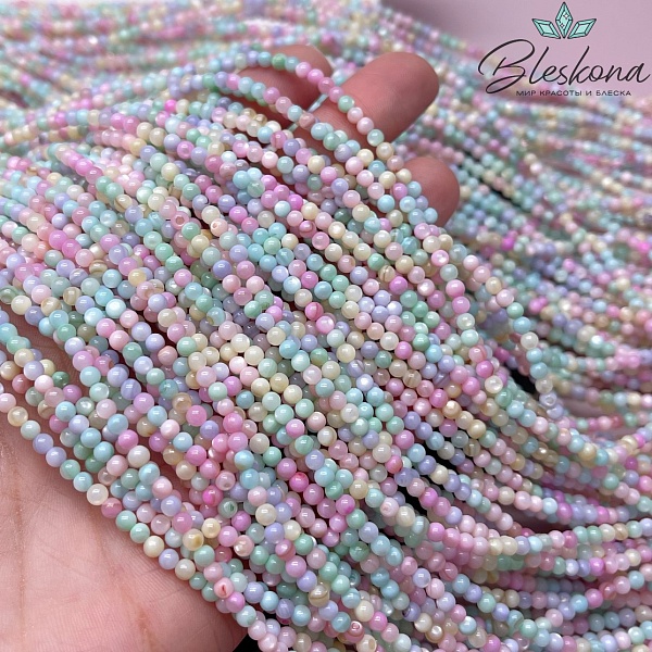 Перламутр микс №3  3 мм 