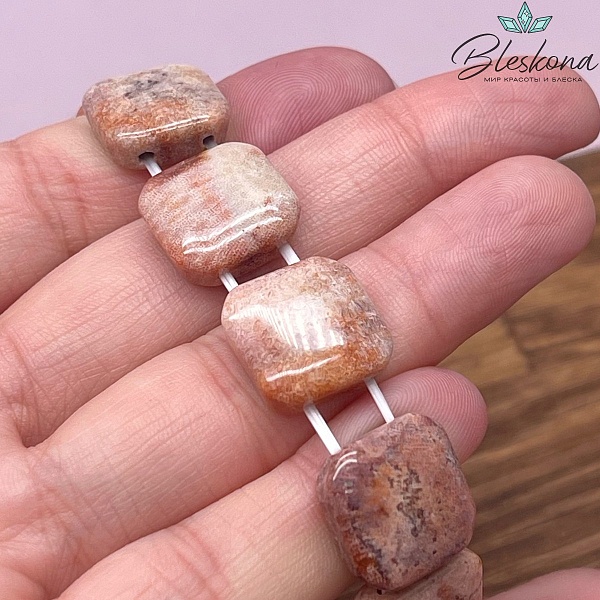 Петоски квадрат с двумя отверстиями сет 14,5 мм