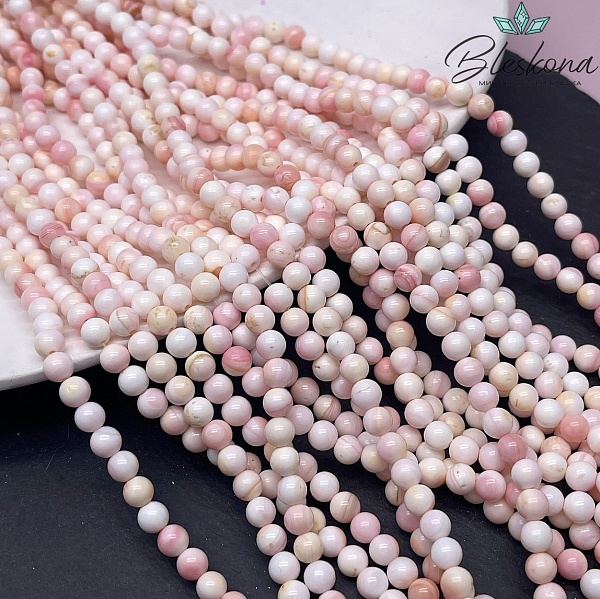 Перламутр нежно-розовый 6 мм