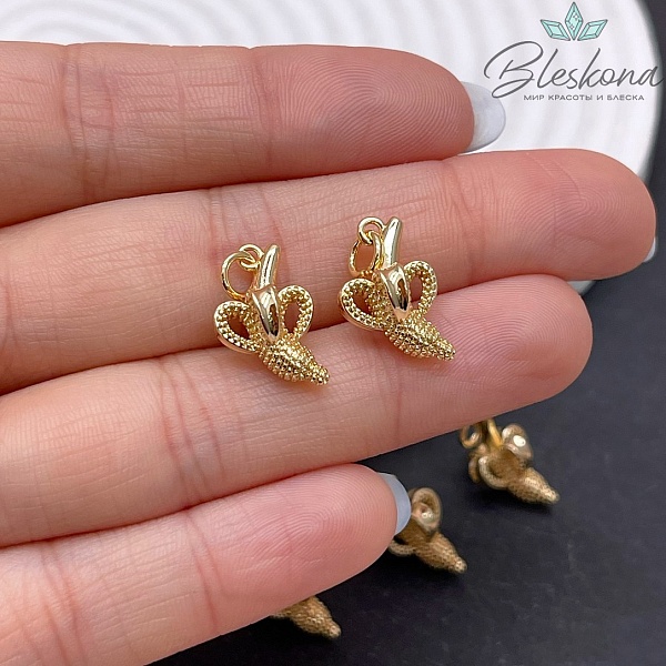 16,5*10 мм Цвет золото, Подвеска Банан