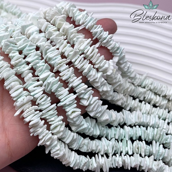 Перламутр зеленый диски из ракушки 9-11 мм