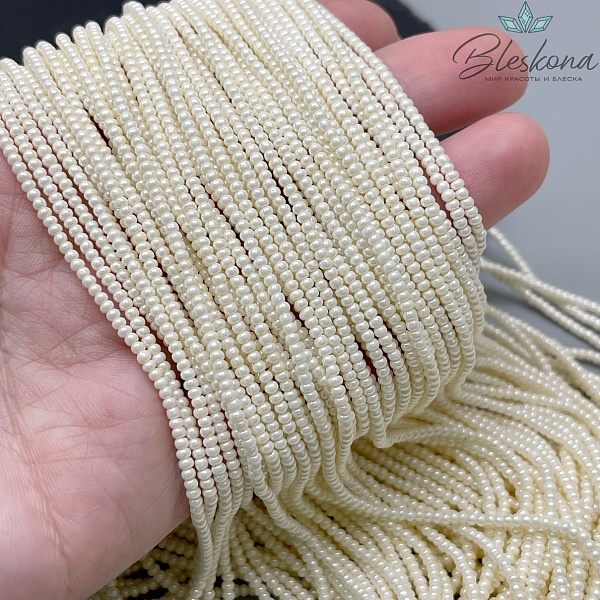 Жемчуг Майорка рондель 2*1,5мм