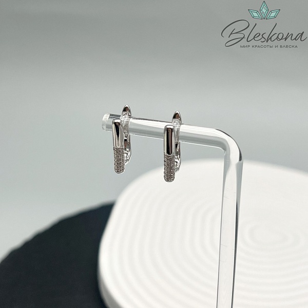 16мм Цвет Серебро Швензы цирконы №16 Люкс