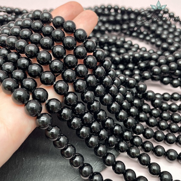 Обсидиан черный 8 мм