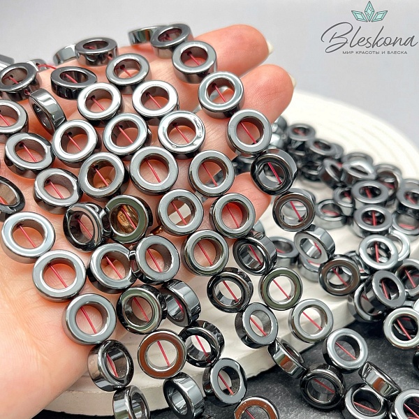 Гематин Кольца имитация 14 мм 
