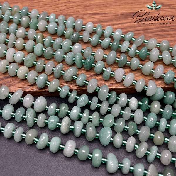 Нефрит Канадский галтовка (2-5)*(7-13) мм