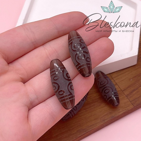 Бусина Дзи 11 глаз 30*11 мм