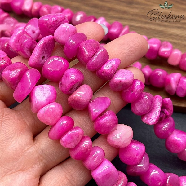 Оникс фриформ фуксия №2  (6-10)*(10-15) мм