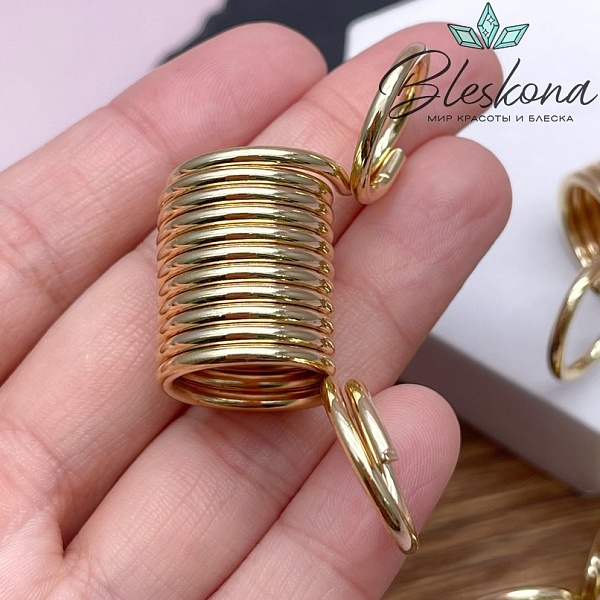 Пружинка-стоппер для сборки украшений 52*23 мм 