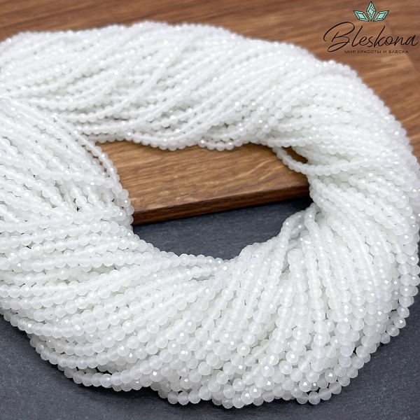 Лунный камень светло-мятный тонированный (имитация) 3 мм