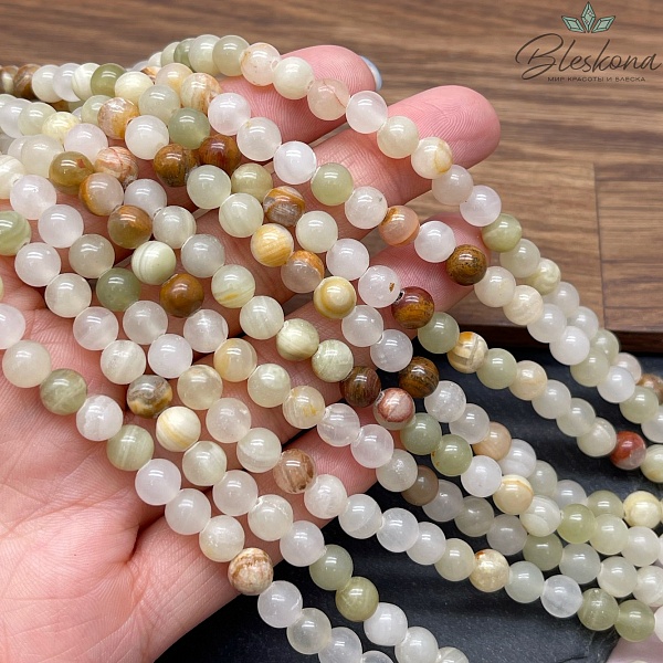 Оникс зеленый 6 мм