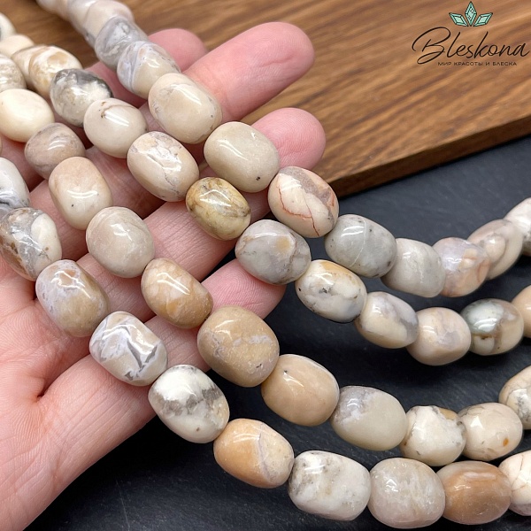 Доломит галтовка (13-15)*(9-10) мм №1