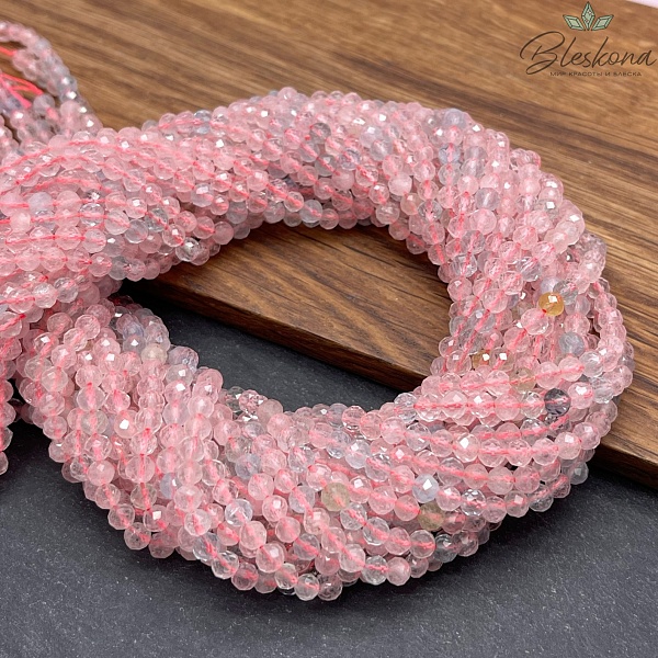 Морганит алмазная огранка №4 4 мм