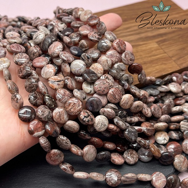 Агат круг 10 мм