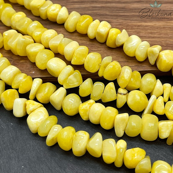 Оникс фриформ желтый (6-10)*(10-15) мм