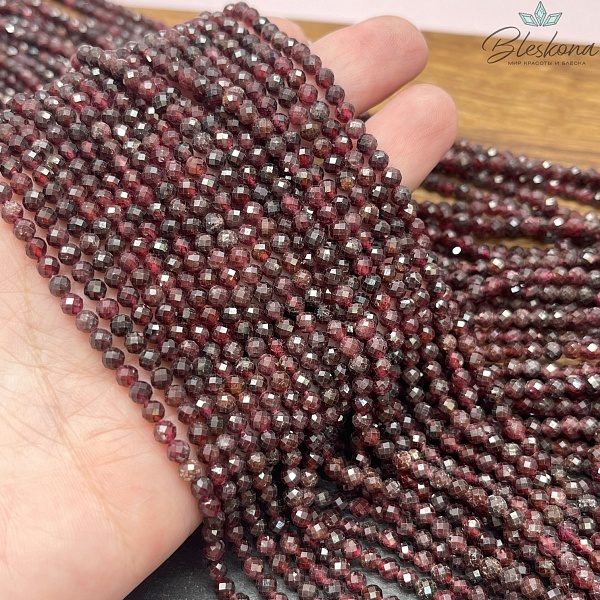 Гранат алмазная огранка №2 3,5 мм