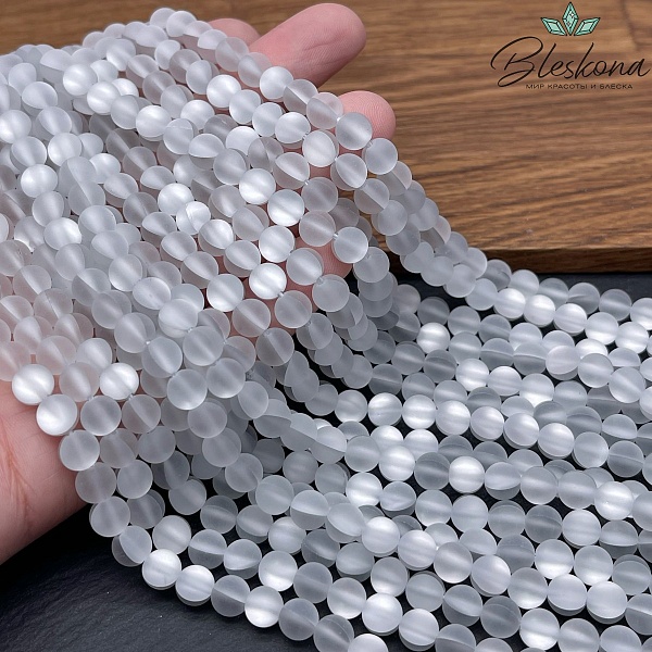 Опал светло-серый матовый (имитация) 6 мм
