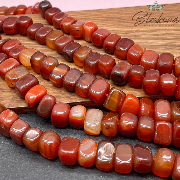 Агат прямоугольник фриформ №2 11*16 мм