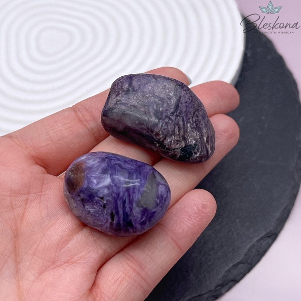 Чароит галтовка 28-35 мм