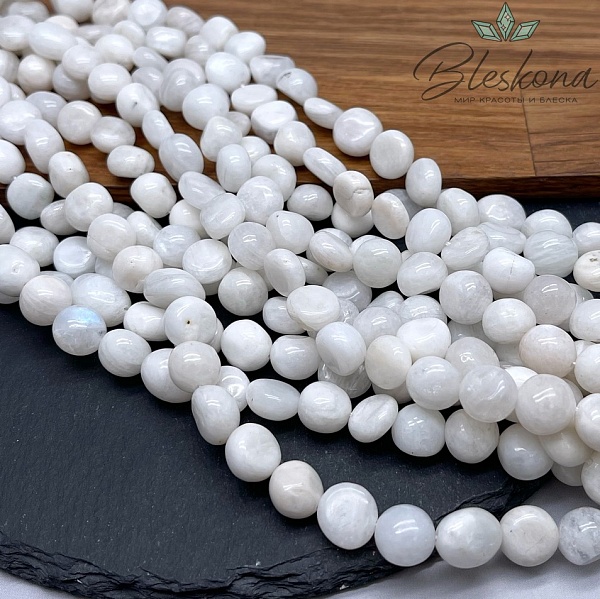 Лунный камень галтовка №2 (12-14)*(10-11) мм