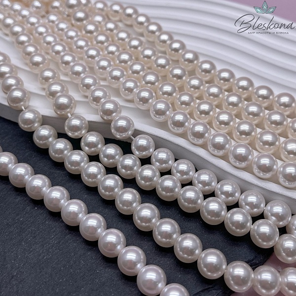 Жемчуг Майорка, цвет пудровый 10 мм