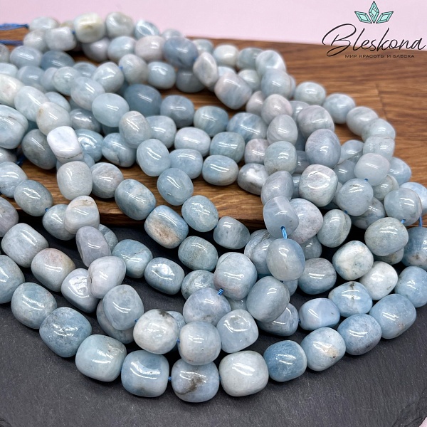 Аквамарин галтовка №2 10-15 мм