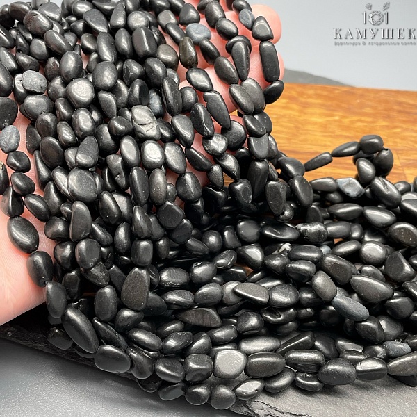 Шунгит галтовка 9-11 мм