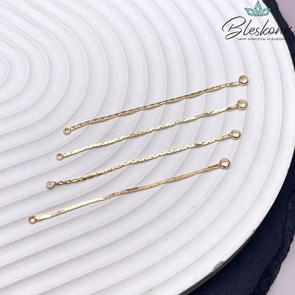 45 мм Цвет золото, Коннектор цепочка