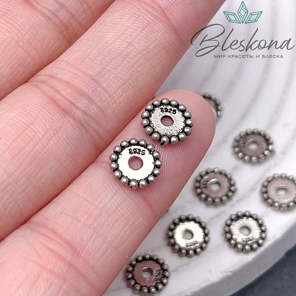 8 мм Разделитель мельхиор точки