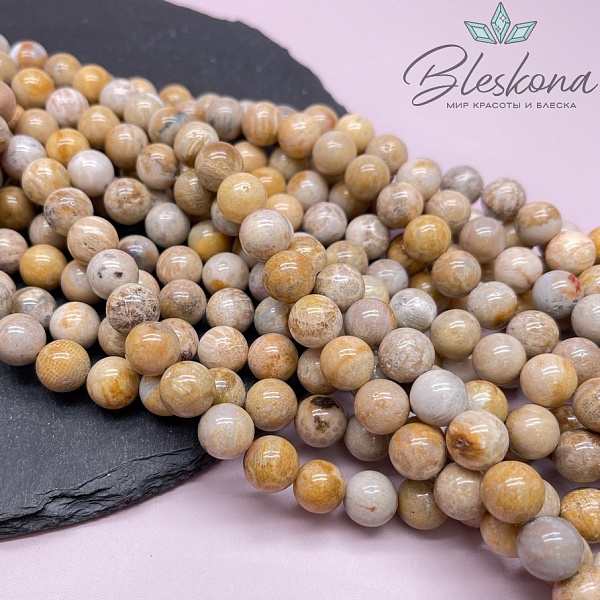 Окаменелый коралл Петоски №1 10,5 мм