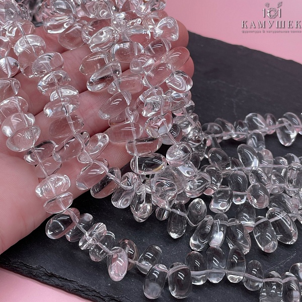 Горный хрусталь фриформ (со смещенным центром) 13-15 мм