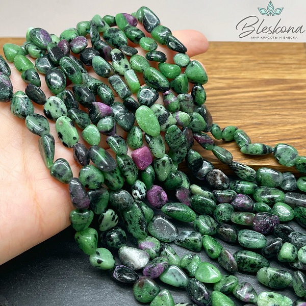 Цоизит галтовка 9-13 мм